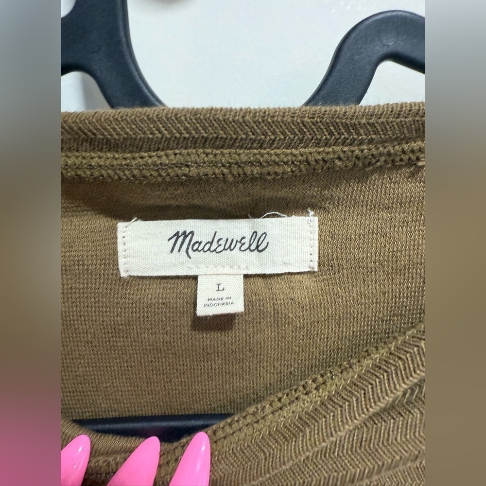 Madewell oversized funellneck tunic top - Picture 3 of 5
